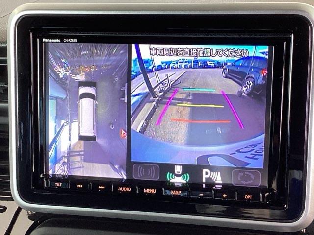 スペーシアカスタム ハイブリッドＸＳ　純正メモリーナビ　全周囲カメラ　ＥＴＣ　アラウンドモニター　両側パワ－スライドドア　ＵＳＢ入力　Ｂカメ　スマキー　ソナー　クルーズコントロール　キーレスエントリー　アイドルストップ　シートＨ　ナビＴＶ（12枚目）