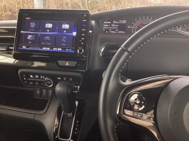 N-BOXカスタム G・Lターボホンダセンシング 純正ナビ フルセグ リアカメラ ターボ付 横滑り防止機能 ETC搭載 LEDヘットライト エアロ ABS 地デジ DVD視聴可能 ドライブレコーダ セキュリティアラーム ナビTV付 USB エアバッグ(2枚目)