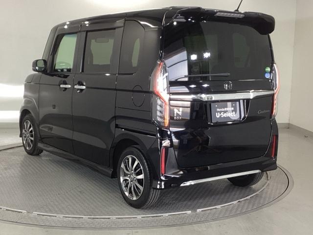 N-BOXカスタム L 純正ナビ フルセグ リアカメラ 両席エアバック 左右電動スライドドア Bモニタ ブレーキサポート セキュリティー LEDランプ キーレスエントリー SRS 横滑り防止機能 DVD再生機能 スマートキ(10枚目)