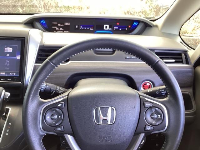 フリード G・ホンダセンシング ドラレコ ナビ Rカメラ ブルートゥース W電動ドア キーフリ スマートキーシステム イモビ カラーバックモニター 横滑防止装置 LEDランプ 整備点検記録簿 エアコン クルコン パワーウィンドウ(20枚目)