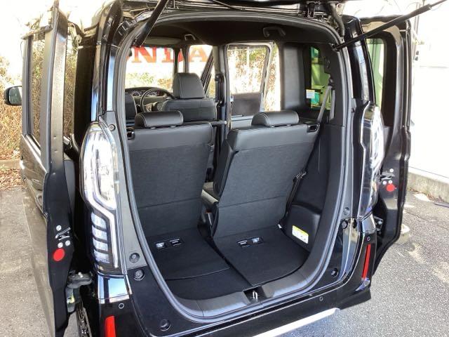 N-BOXカスタム Lターボ 純正メモリーナビ 両側電動スライドドア 両側電動D セキュリティアラーム 誤発信抑制 フルオートエアコン Sヒーター LEDランプ 地デジフルセグ Bカメ アクティブクルーズコントロール Iストップ(18枚目)