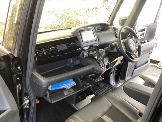 N-BOXカスタム Lターボ 純正メモリーナビ 両側電動スライドドア 両側電動D セキュリティアラーム 誤発信抑制 フルオートエアコン Sヒーター LEDランプ 地デジフルセグ Bカメ アクティブクルーズコントロール Iストップ(35枚目)