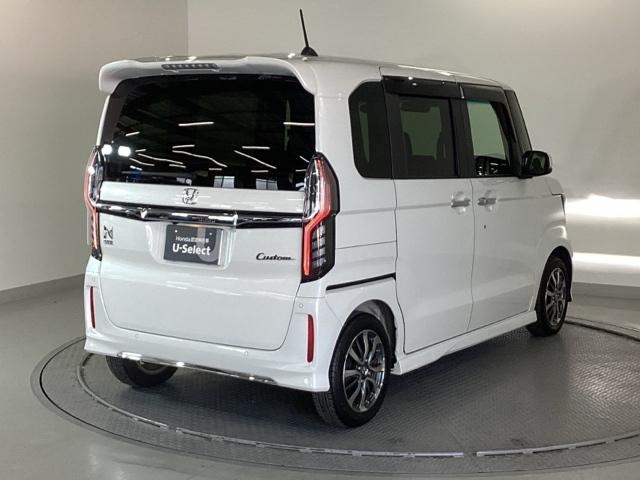 Ｎ－ＢＯＸカスタム ＥＸ　純正メモリーナビ　ドラレコ　リアカメラ　シ－トヒ－タ－　横滑り防止　ＡＡＣ　両側電動ドア　パーキングセンサー　カーテンエアバック　ＬＥＤヘッド　ＵＳＢ　ナビＴＶ　Ｒカメラ　ＤＶＤ　ＥＴＣ　スマキー（8枚目）