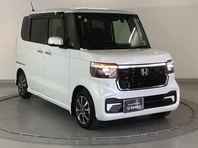 N-BOXカスタム ベースグレード 純正ナビ 片側電動スライドドア ETC ベンチシ-ト アクティブクルーズ フルセグ対応 前席シートヒーター イモビライザー USB 運転席エアバッグ スマートキー&プッシュスタート LEDヘッド(7枚目)