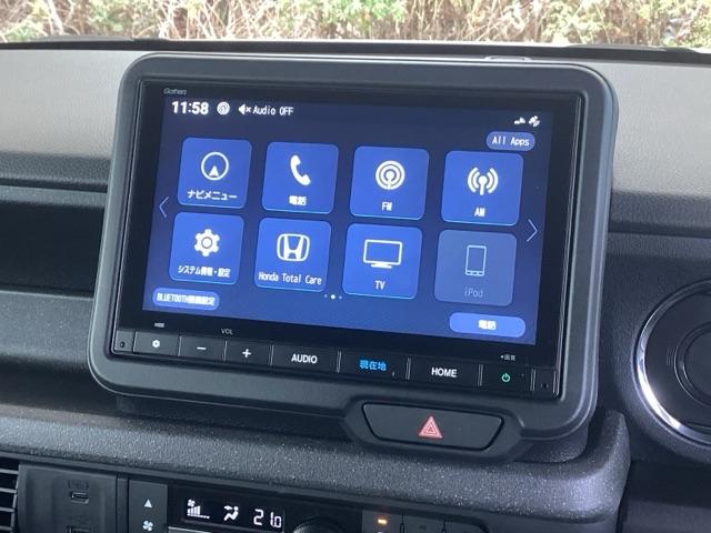 N-BOXカスタム ベースグレード 純正ナビ 片側電動スライドドア ETC ベンチシ-ト アクティブクルーズ フルセグ対応 前席シートヒーター イモビライザー USB 運転席エアバッグ スマートキー&プッシュスタート LEDヘッド(11枚目)