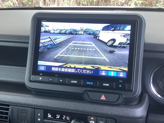 N-BOXカスタム ベースグレード 純正ナビ 片側電動スライドドア ETC ベンチシ-ト アクティブクルーズ フルセグ対応 前席シートヒーター イモビライザー USB 運転席エアバッグ スマートキー&プッシュスタート LEDヘッド(12枚目)