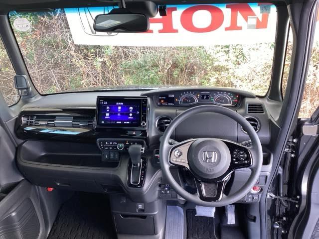 N-BOXカスタム L 純正メモリーナビ シートヒーター ETC 助手席エアバック Bカメ メンテナンスノート ナビ・TV LED エアバッグ パワーウインドウ Aライト クルコン エアコン スマートキーPスタート USB(2枚目)