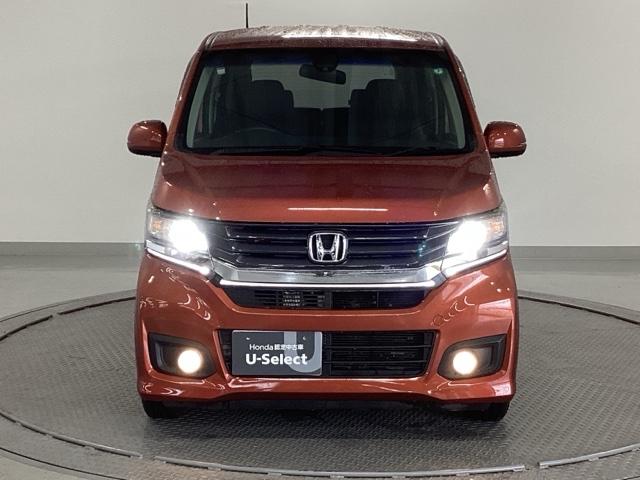 Ｎ－ＷＧＮカスタム Ｇ・Ａパッケージ　純正ナビ　ワンセグ　リアカメラ　追突被害軽減ブレーキ　フロントベンチシート　Ｒカメ　ＡＵＴＯエアコン　助手席エアバック　ＡＢＳ　パワーウィンドウ　カーテンエアバック　ＤＶＤ再生機能　横滑り防止　ＥＴＣ（6枚目）