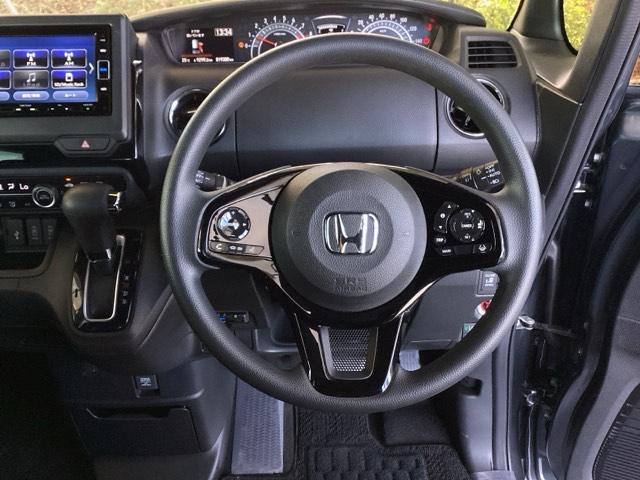 Ｎ－ＢＯＸカスタム Ｌ　純正ナビ　片側電動スライドドア　ＥＴＣ　Ｐソナー　サイドエアバッグ　ナビＴＶ　Ａストップ　シートヒータ　ベンチシート　キーフリーシステム　ＬＥＤライト　リアカメ　クルーズコントロール　ＡＣ　スマキー（18枚目）