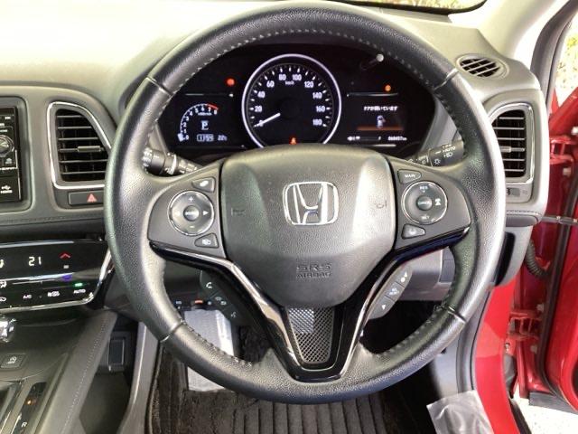ヴェゼル Ｘ・ホンダセンシング　純正ディスプレイオーディオ　ドラレコ　ワンセグ　Ｒカメラ　Ｗエアバッグ　盗難防止　アクティブクルーズコントロール　オートエアコン　ＬＥＤランプ　衝突軽減ブレ－キ　パワステ　整備記録簿　Ｄレコ　ＡＢＳ（14枚目）