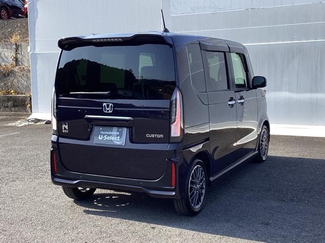 Ｎ－ＢＯＸカスタム ターボ　ディスプレイオーディオ　ＥＴＣ　リアカメラ　自動追従　Ｂモニター　ＵＳＢ入力　誤発進抑制機能　キーレスエントリー　サイドカーテンエアバック　横滑り防止　整備記録簿　運転席エアバッグ　パワーステアリング（9枚目）