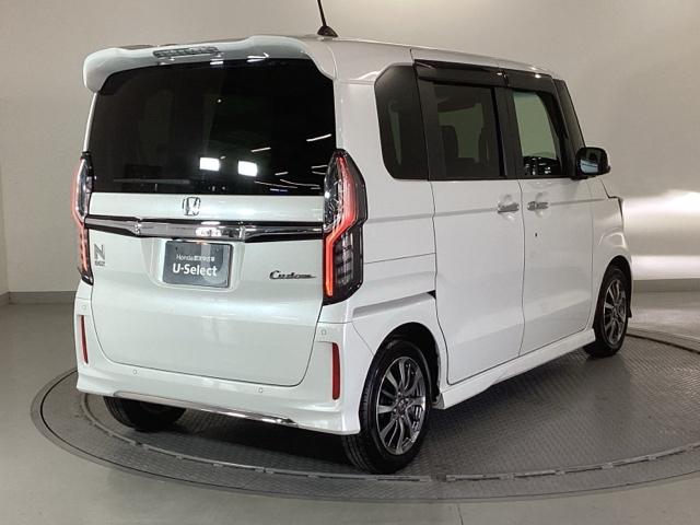 N-BOXカスタム L 純正ナビ フルセグ リアカメラ 両席エアバック Bモニタ ブレーキサポート セキュリティー LEDランプ キーレスエントリー SRS 横滑り防止機能 片側電動両側スライドドア DVD再生機能 PW(8枚目)