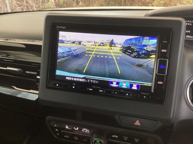 N-BOXカスタム L 純正ナビ フルセグ リアカメラ 両席エアバック Bモニタ ブレーキサポート セキュリティー LEDランプ キーレスエントリー SRS 横滑り防止機能 片側電動両側スライドドア DVD再生機能 PW(12枚目)