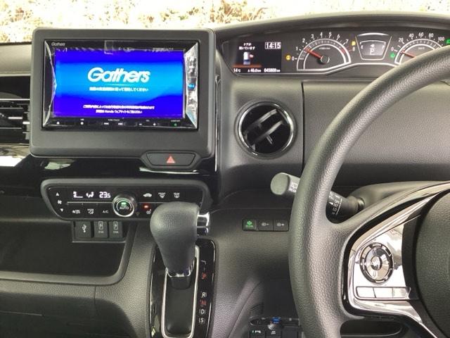 Ｎ－ＢＯＸカスタム Ｌ　純正メモリーナビ　ドラレコ　リアカメラ　両席エアバック　Ｂモニタ　ブレーキサポート　セキュリティー　ＬＥＤランプ　キーレスエントリー　記録簿　ＳＲＳ　横滑り防止機能　片側電動両側スライドドア　ＰＷ（3枚目）