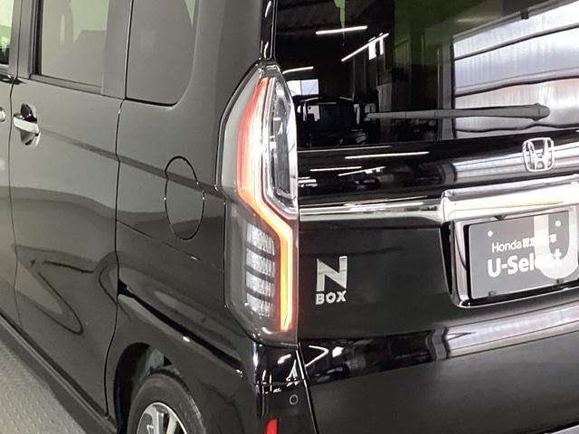 Ｎ－ＢＯＸカスタム Ｌ　純正メモリーナビ　ドラレコ　リアカメラ　両席エアバック　Ｂモニタ　ブレーキサポート　セキュリティー　ＬＥＤランプ　キーレスエントリー　記録簿　ＳＲＳ　横滑り防止機能　片側電動両側スライドドア　ＰＷ（28枚目）