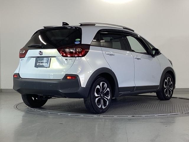 フィット e:HEVクロスター ドラレコ ナビ Rカメラ ブルートゥース インテリキー キーフリー LEDヘットライト イモビライザー サイドカーテンエアバック Cソナー クルコン パワーウインドウ エアコン USB 記録簿 ABS(8枚目)