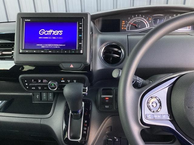 Ｎ－ＢＯＸカスタム Ｌ　純正メモリーナビ　シートヒーター　助手席エアバック　Ｂカメ　メンテナンスノート　ＬＥＤ　エアバッグ　パワーウインドウ　Ａライト　クルコン　エアコン　スマートキーＰスタート　ＵＳＢ　キーレスエントリー（3枚目）