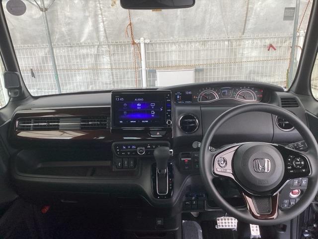 N-BOXカスタム L 純正ナビ フルセグ 両側電動スライドドア シートヒーター付き 助手席エアバック Bカメ ナビ・TV LED エアバッグ パワーウインドウ クルコン エアコン スマートキーPスタート USB VSA(3枚目)