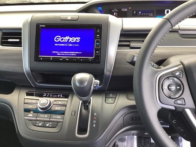 フリード G・ホンダセンシング 純正メモリーナビ ドラレコ リアカメラ W電動ドア キーフリ スマートキーシステム カーテンエアバッグ イモビ USBポート カラーバックモニター 横滑防止装置 LEDランプ 整備点検記録簿 エアコン(3枚目)