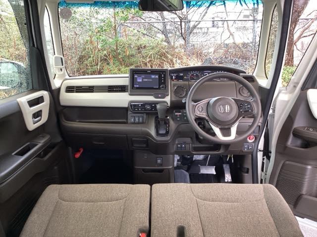 Ｎ－ＢＯＸ Ｌ　Ｒカメラ　ブルートゥース　ワンセグＴＶ　ＣＤ　バックセンサー　Ｗエアバッグ　前席シートヒーター　ＵＳＢ接続　記録簿付　ＬＥＤ　リモコンキー　Ｂカメラ　イモビ　ＶＳＡ　ＰＳ　ＰＷ　エアバック　ＡＢＳ（2枚目）