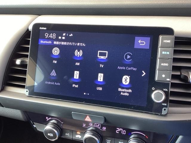 フィット ｅ：ＨＥＶＲＳ　純正ナビ　フルセグ　リアカメラ　ＡＵＸ　踏み間違い防止　アクティブクルーズコントロール　イモビライザー　ＡＡＣ　カーテンエアバック　Ｂｌｕｅｔｏｏｔｈ　ＵＳＢ　スマキー　レーンキープアシスト　ＥＳＣ（11枚目）