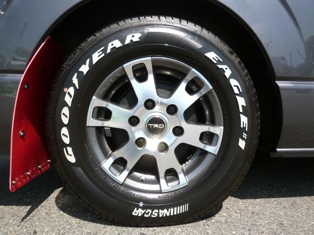 スーパーGL ダークプライムII TRDフロントスポイラー TRD15インチホイール&ナスカータイヤ マッドフラップ LEDイエローフォグランプ(12枚目)