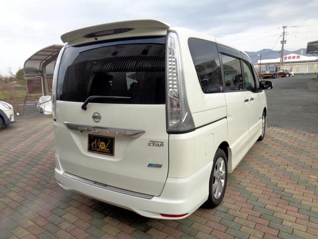 セレナ ハイウェイスター　Ｓ－ハイブリッド　Ｖセレクション　８インチナビ　フルセグＴＶバックカメラ両側パワスラ　リアフリップダウンモニターＢｌｕｅｔｏｏｔｈハンズフリー＆音楽　８人乗　セキュリティ＆セーフティパック　ＨＩＤライトフォグ　オートクルーズ　ＥＴＣ（76枚目）