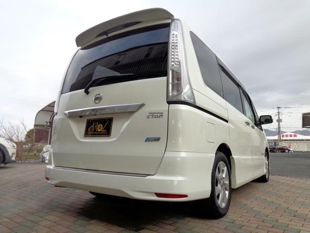 セレナ ハイウェイスター　Ｓ－ハイブリッド　Ｖセレクション　８インチナビ　フルセグＴＶバックカメラ両側パワスラ　リアフリップダウンモニターＢｌｕｅｔｏｏｔｈハンズフリー＆音楽　８人乗　セキュリティ＆セーフティパック　ＨＩＤライトフォグ　オートクルーズ　ＥＴＣ（77枚目）