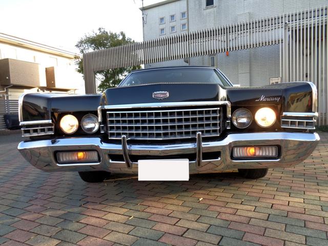 マーキュリーグランド・マーキー ブロアム　１９７２ｙ正規輸入ディーラー車　法人ワンオーナー　実走行車　ベンチシート　コラムシフト　フルオリジナルＶ８　４２９　４バレルエンジン　バイナルＴＯＰ　ヒドゥンヘッドライト　金属製純正ホイールキャップ（52枚目）