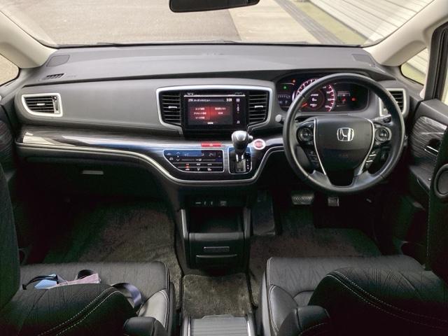 オデッセイ アブソルート・Ｘホンダセンシングアドバンスドパッケジ　Ｈｏｎｄａインターナビ＋リンクアップフリー＋ＥＴＣ車載器（ナビ連動）マルチビューカメラシステム＋スマートパーキングアシストシステム　記録簿　バックモニター付　運転席パワーシート　ＡＢＳ　ＤＶＤ再生可（2枚目）