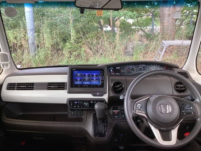 Ｎ－ＢＯＸ Ｌ　純正ナビ　フルセグ　リアカメラ　衝突回避支援ブレーキ　Ｉ－ＳＴＯＰ　ドラレコ付　ＰＷ　パワステ　Ｓヒーター　スマ－トキ－　Ｂカメ　地デジＴＶ　ナビ＆ＴＶ　横滑り防止　ＥＴＣ車載器　ＬＥＤライト　ＤＶＤ（3枚目）