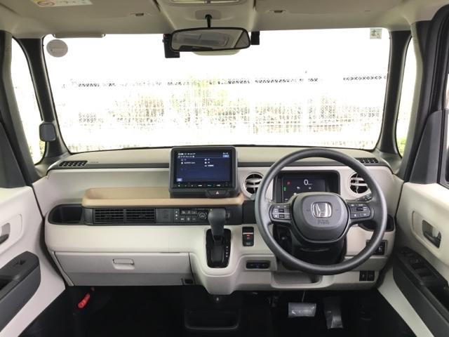 N-BOX ベースグレード デモカー 両側電動スライドドア クルコン 障害物センサー 前後ドラレコ 純正ナビ ETC シートヒーター 衝突軽減システム スマートキ- 禁煙 カーテンエアバック イモビライザー ECOモード 地デジ(2枚目)