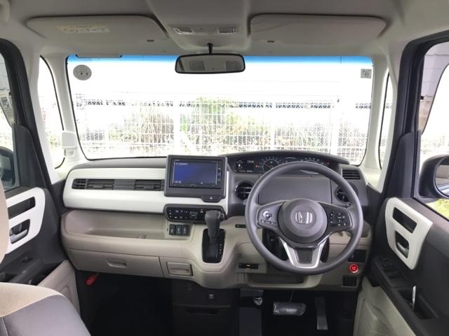 Ｎ－ＢＯＸ Ｇ・Ｌホンダセンシング　片側電動スライドドア　純正ナビ　ＥＴＣ　レーダブレーキ　Ａストップ　ＥＳＣ　キーフリーシステム　ＬＥＤライト　オートライト　バックＭ　ＵＳＢ　スマートキー　クルコン　両席エアバック　エアコン　パワステ（2枚目）