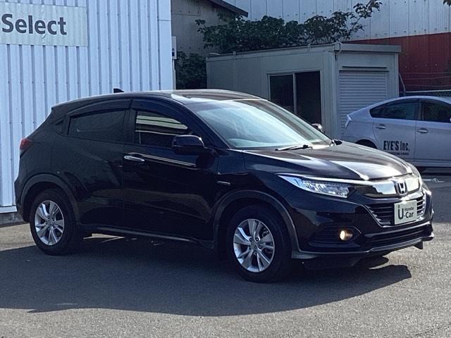 ヴェゼル ハイブリッドＸ・ホンダセンシング　シ－トヒ－タ－　記録簿　横滑防止　Ｒカメラ　スマ－トキ－　クルコン　ＥＴＣ車載器　サイドエアバック　キーレスエントリー　ＡＢＳ　ＤＶＤ再生　ＬＥＤヘッドライト（7枚目）