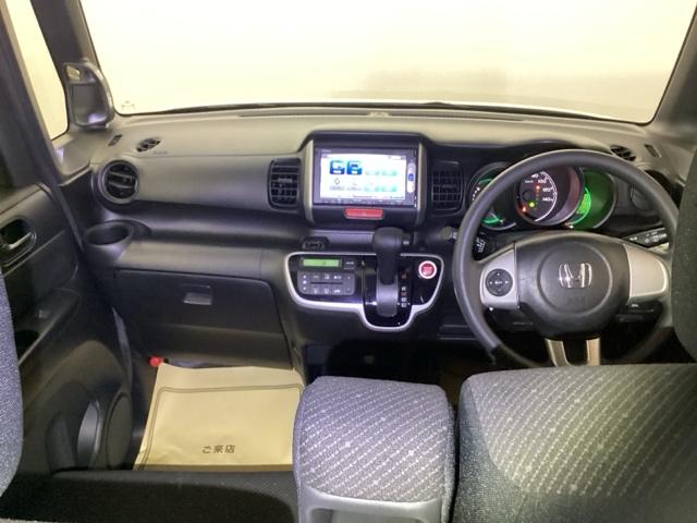 N-BOX G・Lパッケージ メモリーナビ ワンセグ リアカメラ I-STOP ベンチ席 カラーバックモニター 全席PW ナビテレビ 1セグ AAC 横滑り防止 スマートキー DVD再生 ABS キーレスE パワーステアリング(2枚目)