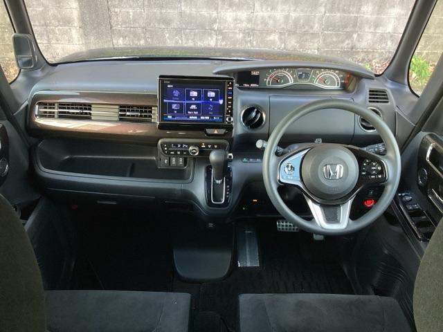 Ｎ－ＢＯＸカスタム Ｇ・ＥＸホンダセンシング　助手席スーパースライドシートアレルクリーンプラスシートプラズマクラスター技術搭載フルオート・エアコンディショナー　盗難防止システム　ＰＷ　両側スライド片側電動ドア　ドライブレコーダー　ナビＴＶ　ＡＢＳ（2枚目）