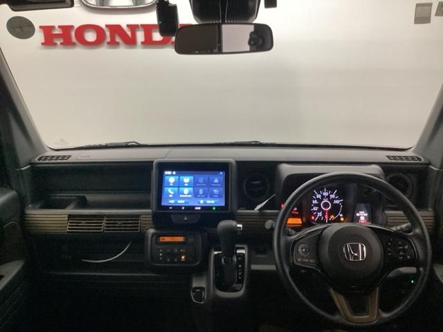 N-VAN ファンスタイル+ネイチャー ディスプレイオーディオ リアカメラ ドラレコ LEDライト 両側スライド 衝突軽減ブレーキ エアコン USB VSA スマートキー クルーズコントロール 運転席エアバッグ キーレスエントリー ETC(2枚目)