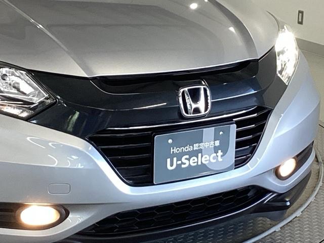 ヴェゼル Ｘ・ホンダセンシング　純正メモリーナビ　リアカメラ　ＥＴＣ　Ｒカメラ　Ｗエアバッグ　盗難防止　アクティブクルーズコントロール　オートエアコン　ＬＥＤランプ　衝突軽減ブレ－キ　パワステ　整備記録簿　カーテンエアバック　ＡＢＳ（23枚目）