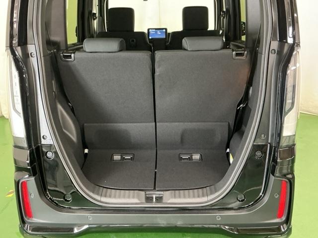 N-BOXカスタム ベースグレード ドラレコ ナビ Rカメラ ブルートゥース USB接続 CMBS Dレコ ベンチシート オートエアコン スマートキ LED 盗難防止装置 クルコン ETC バックカメラ フルセグTV パワーステアリング(30枚目)