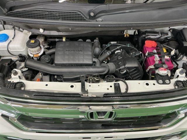 N-BOXカスタム L ドラレコ ナビ Rカメラ ブルートゥース 両席電動スライドドア Pソナー サイドエアバッグ Aストップ シートヒータ ベンチシート 点検記録簿 キーフリーシステム LEDライト リアカメ AC ETC(35枚目)