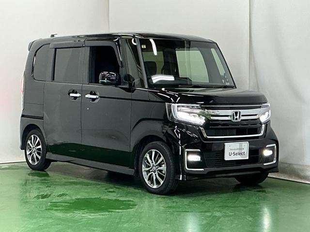 Ｎ－ＢＯＸカスタム Ｌ　ドラレコ　ナビ　Ｒカメラ　ブルートゥース　両席電動スライドドア　Ｐソナー　サイドエアバッグ　Ａストップ　シートヒータ　ベンチシート　点検記録簿　キーフリーシステム　ＬＥＤライト　リアカメ　ＡＣ　ＥＴＣ（7枚目）
