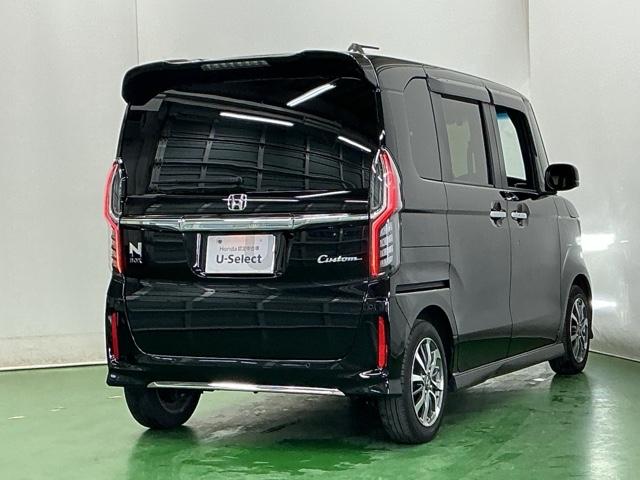 Ｎ－ＢＯＸカスタム Ｌ　ドラレコ　ナビ　Ｒカメラ　ブルートゥース　両席電動スライドドア　Ｐソナー　サイドエアバッグ　Ａストップ　シートヒータ　ベンチシート　点検記録簿　キーフリーシステム　ＬＥＤライト　リアカメ　ＡＣ　ＥＴＣ（8枚目）