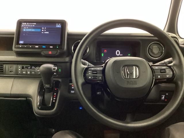 N-BOXカスタム ベースグレード HondaCONNECT対応純正メモリーナビ ドラレコ USB接続 CMBS Dレコ ベンチシート オートエアコン スマートキ LED 盗難防止装置 クルコン ETC バックカメラ フルセグTV(3枚目)