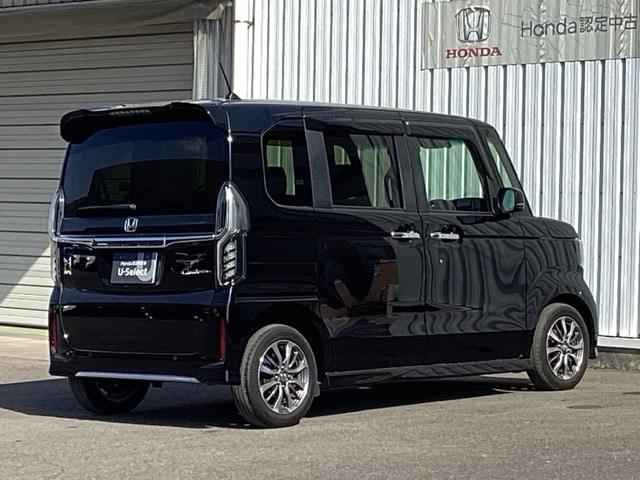 N-BOXカスタム G・Lターボホンダセンシング プラズマクラスター技術搭載フルオート・エアコンディショナー ターボ付 横滑り防止機能 ETC搭載 Sヒーター LEDヘットライト ABS 地デジ DVD視聴可能 セキュリティアラーム ナビTV付 PS(8枚目)