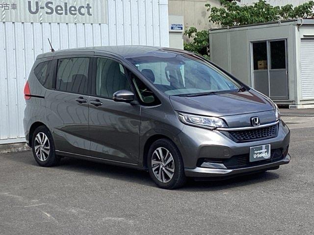 フリード Ｇ・ホンダセンシング　ＥＴＣ／ディスプレイオーディオ／バックモニター　Ｗ電動ドア　キーフリ　スマートキーシステム　ＵＳＢポート　カラーバックモニター　横滑防止装置　ＬＥＤランプ　整備点検記録簿　エアコン　クルコン　ＳＲＳ（7枚目）