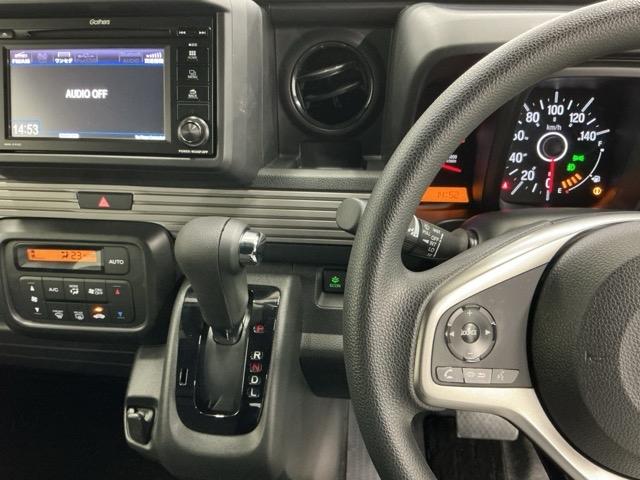 Ｎ－ＶＡＮ＋スタイル ファン　ドラレコ　Ｒカメラ　ＣＤ　ワンセグ　ＡＢＳ　Ａ－ＳＴＯＰ　衝突被害軽減ブレーキ　パワーステアリング　パワーウィンドウ　バックモニター　ＬＥＤヘッドライト　エアコン　両側スライドドア　運転席エアバッグ（3枚目）