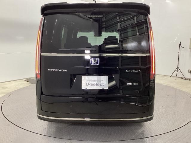 ステップワゴン e:HEVスパーダ 禁煙車 メモリーナビ リアカメラ 両側電動スライドドア 地デジチューナー 前後障害物センサー 両側オートスライドドア 前後誤発進抑制 VSA サイドエアバッグ DVD再生 パワーウィンドウ 3列シート(9枚目)