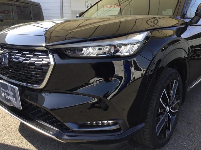 ヴェゼル ｅ：ＨＥＶＺ　ホンダコネクトディスプレイ　ＥＴＣ２．０　Ｓヒータ　地デジフルセグＴＶ　電動テールゲート　サイドエアバッグ　後カメラ　前後障害物センサー　横滑防止装置　エアコン　ＬＥＤヘットライト　パワステ　ナビＴＶ（36枚目）