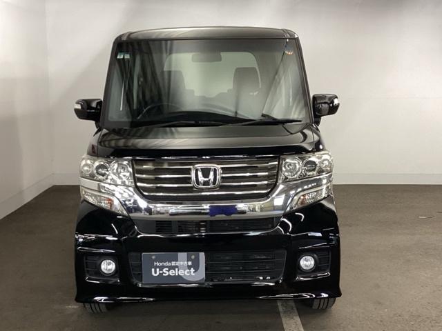 N-BOXカスタム G・Lパッケージ オーディオレス 片側電動スライドドア エコモード 両側スライド片側電動 セキュリティー PW 横滑り防止装置付き エアバック ベンチ席 スマキー キーレスエントリー フルオートエアコン ABS(6枚目)