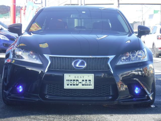 ＧＳ ＧＳ４５０ｈ　Ｆスポーツ　ＷＡＬＤエアロ・ＷＯＲＫ２０ＡＷ・車高調・アッパーアーム・純正ＳＤナビ・ＣＤ録音・ＤＶＤ再生・フルセグＴＶ・Ｂカメラ・Ｂｌｕｅｔｏｏｔｈ・ＵＳＢ接続・赤革ＰＷエアシート・オートＬＥＤヘッド＆フォグ（2枚目）